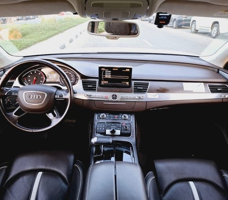 White Audi A8 L Special Edition 2013