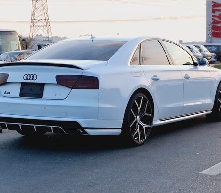 White Audi A8 L Special Edition 2013