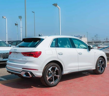 White Audi Q3 35 TFSI S-Line 2025