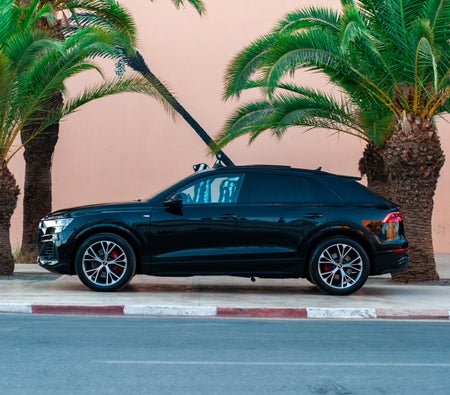 Siyah Audi Q8 S Line Kiti 2023