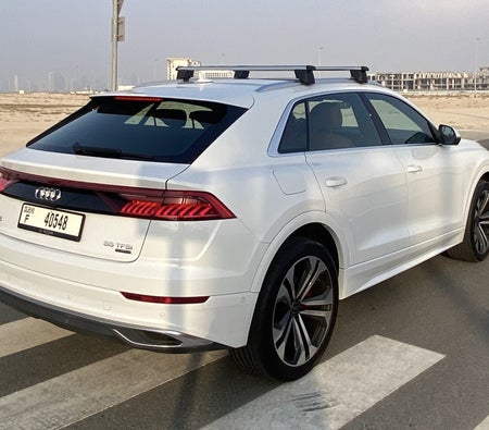 White Audi Q8 2025