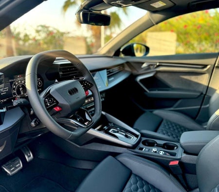 Gray Audi RS3 Sportback 2025