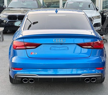 Blue Audi S3 2017