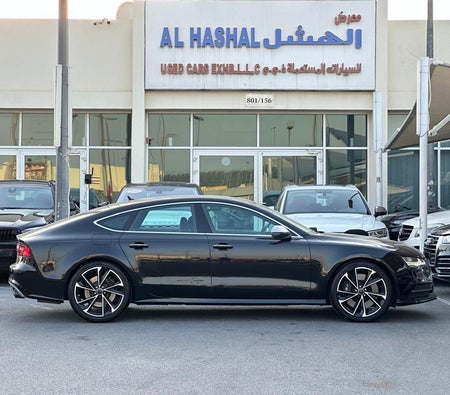 Black Audi S7 2016