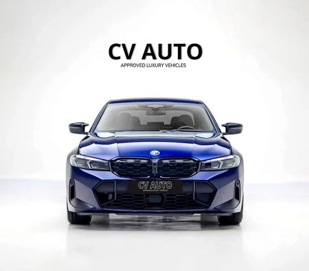 Blue BMW M340i 2023