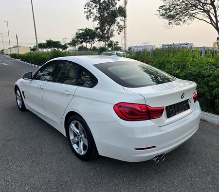 White BMW 420i 2019