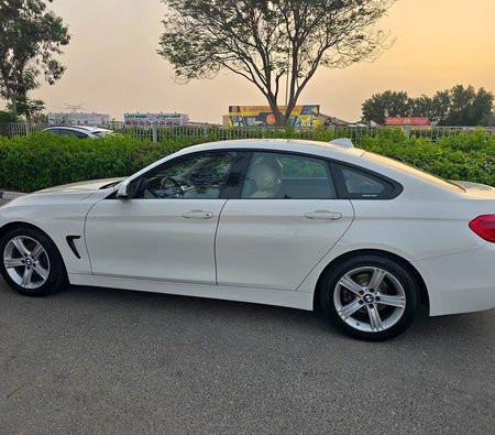 White BMW 420i 2019