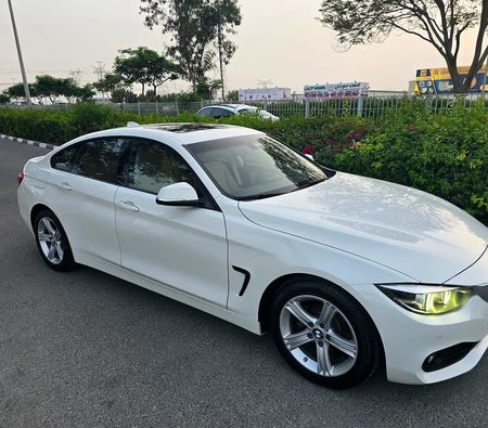White BMW 420i 2019
