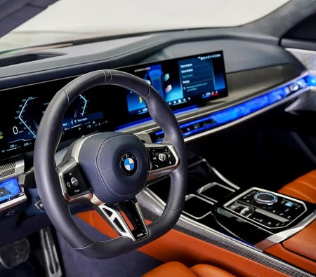 Mavi BMW 760i 2024