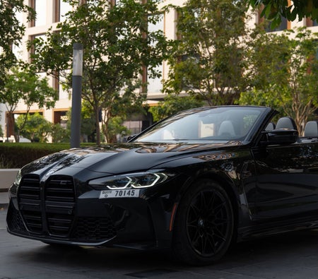 Black BMW M4 Competition Convertible 2023