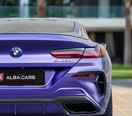 Purple BMW M850i 2020