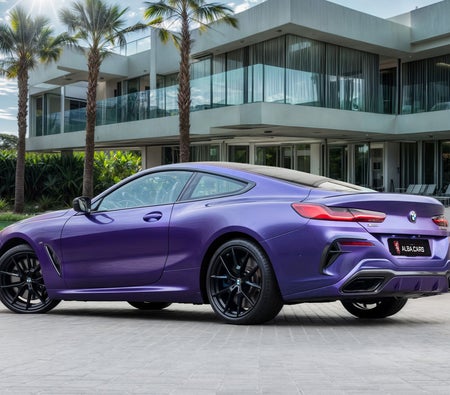Purple BMW M850i 2020