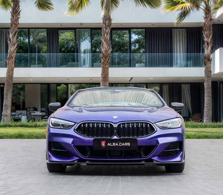 Purple BMW M850i 2020
