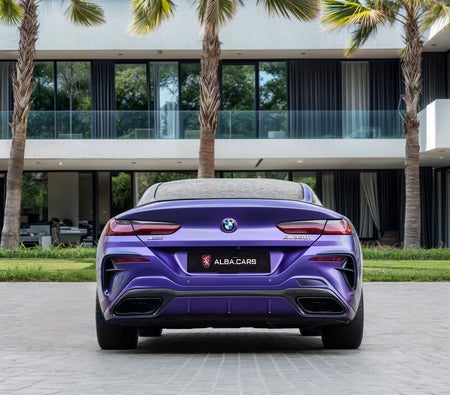 Purple BMW M850i 2020