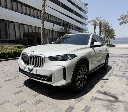 White BMW X5 2024