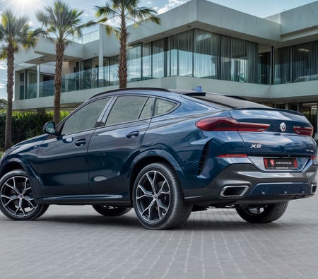 Blue BMW X6 xDrive40i 2023