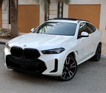 White BMW X6 xDrive40i 2024