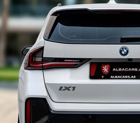 White BMW iX1 eDrive30 M Sport 2024
