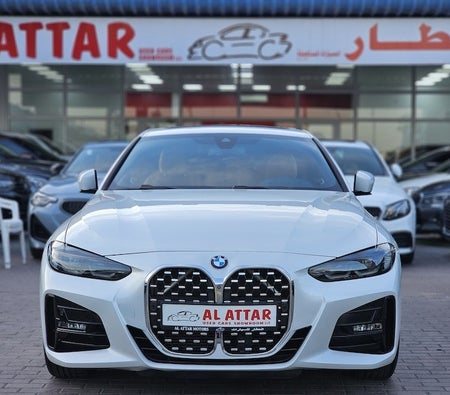 White BMW 420i 2021