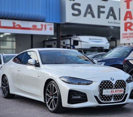 White BMW 420i 2021