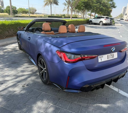 Blue BMW 420i Convertible M Kit 2024