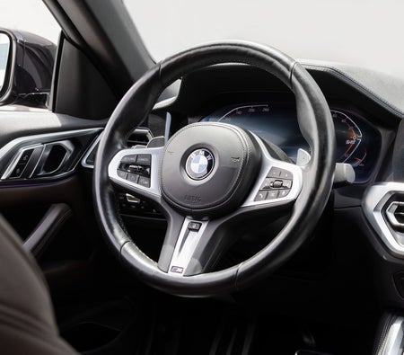 Black BMW 420i Convertible 2022