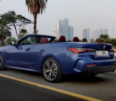 Blue BMW 430i Convertible M-Kit 2023