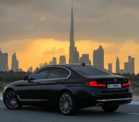 Black BMW 520i 2023