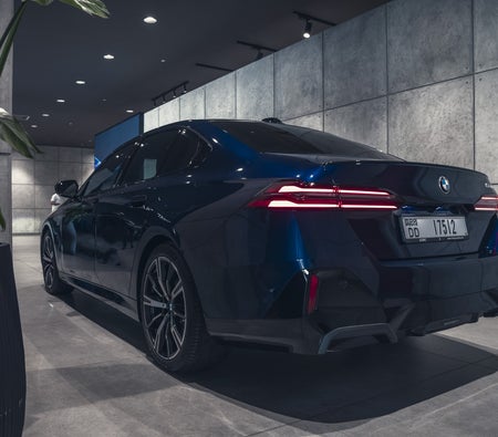 Blue BMW 520i 2025