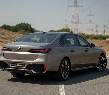 Gray BMW 735i 2025