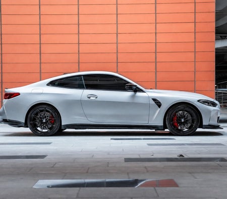 Gray BMW M4 Competition Coupe 2025