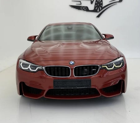 Orange BMW M4 Convertible 2018