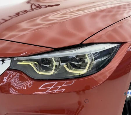 Orange BMW M4 Convertible 2018