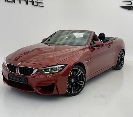 Orange BMW M4 Convertible 2018
