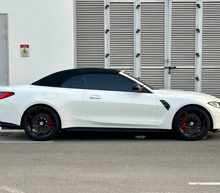 White BMW M4 Convertible 2023