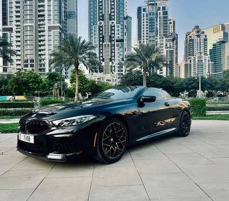 BMW M8 Competition Convertible car rental price list in Dubai, UAE