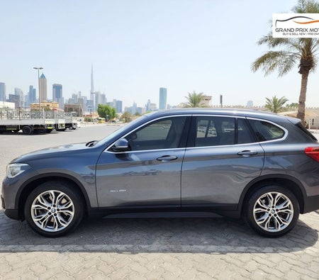 Gray BMW X1 2018