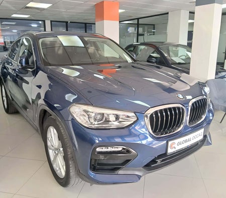 Blauw BMW X4 2019