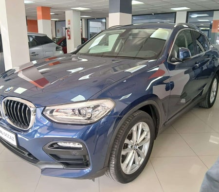 Blauw BMW X4 2019