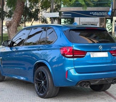 Blue BMW X5 M Competition 2018