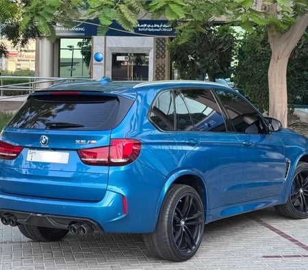 Blue BMW X5 M Competition 2018