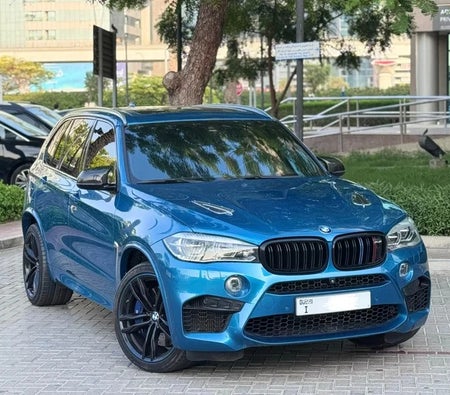 Blue BMW X5 M Competition 2018
