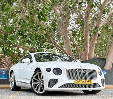 White Bentley Continental 2022