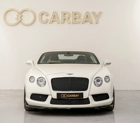 White Bentley Continental GT 2014