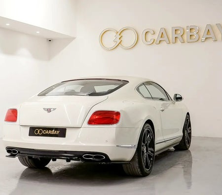 White Bentley Continental GT 2014