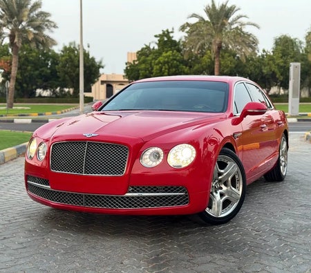 Kırmızı Bentley Flying Spur W12 First Edition 2014 Kırmızı Bentley Flying Spur W12 First Edition 2014