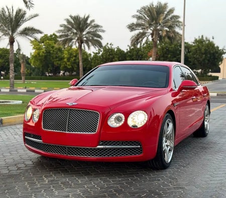 Kırmızı Bentley Flying Spur W12 First Edition 2014 Kırmızı Bentley Flying Spur W12 First Edition 2014