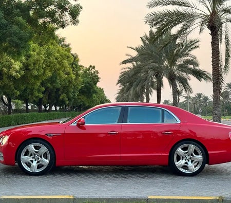 Kırmızı Bentley Flying Spur W12 First Edition 2014 Kırmızı Bentley Flying Spur W12 First Edition 2014