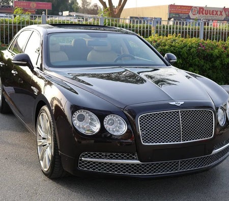 Marron Bentley Flying Spur W12 2014