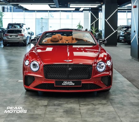 Red Bentley Continental GTC V8 S 2023